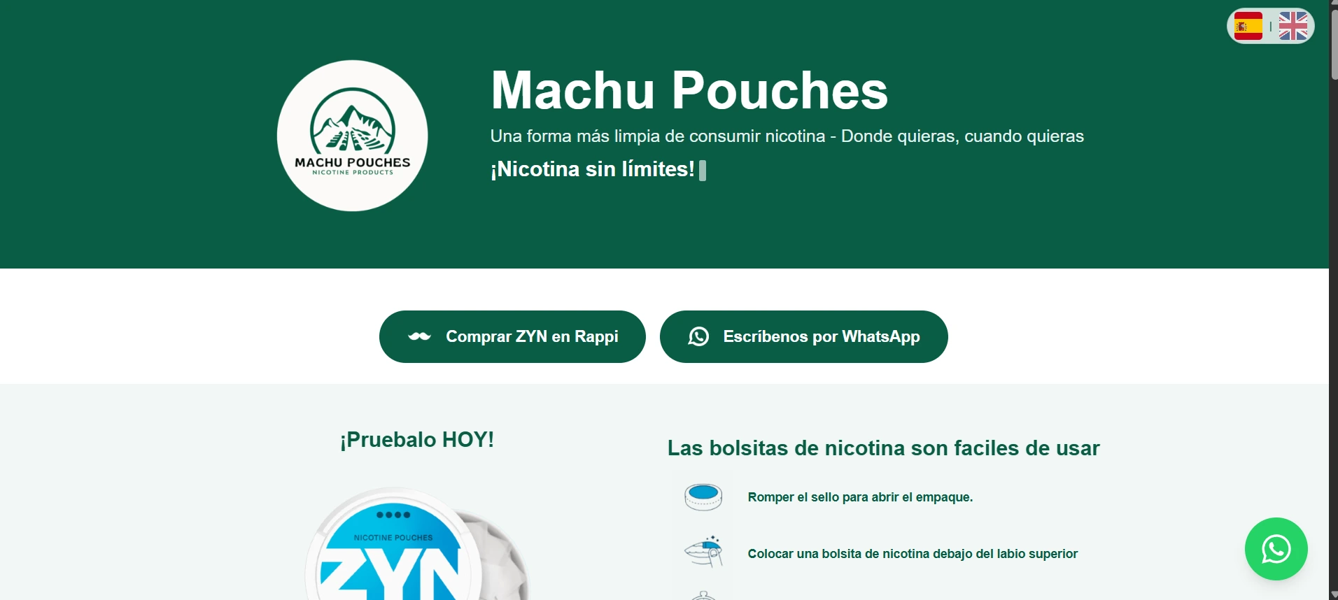 Machu Pouches Screenshot